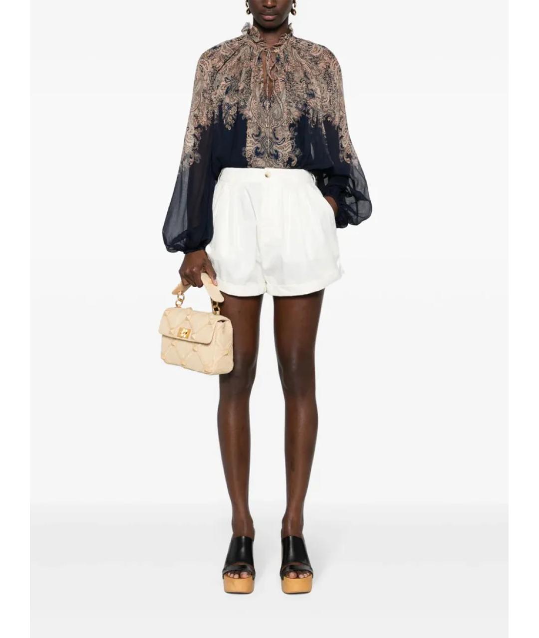 ZIMMERMANN Темно-синяя блузы, фото 2