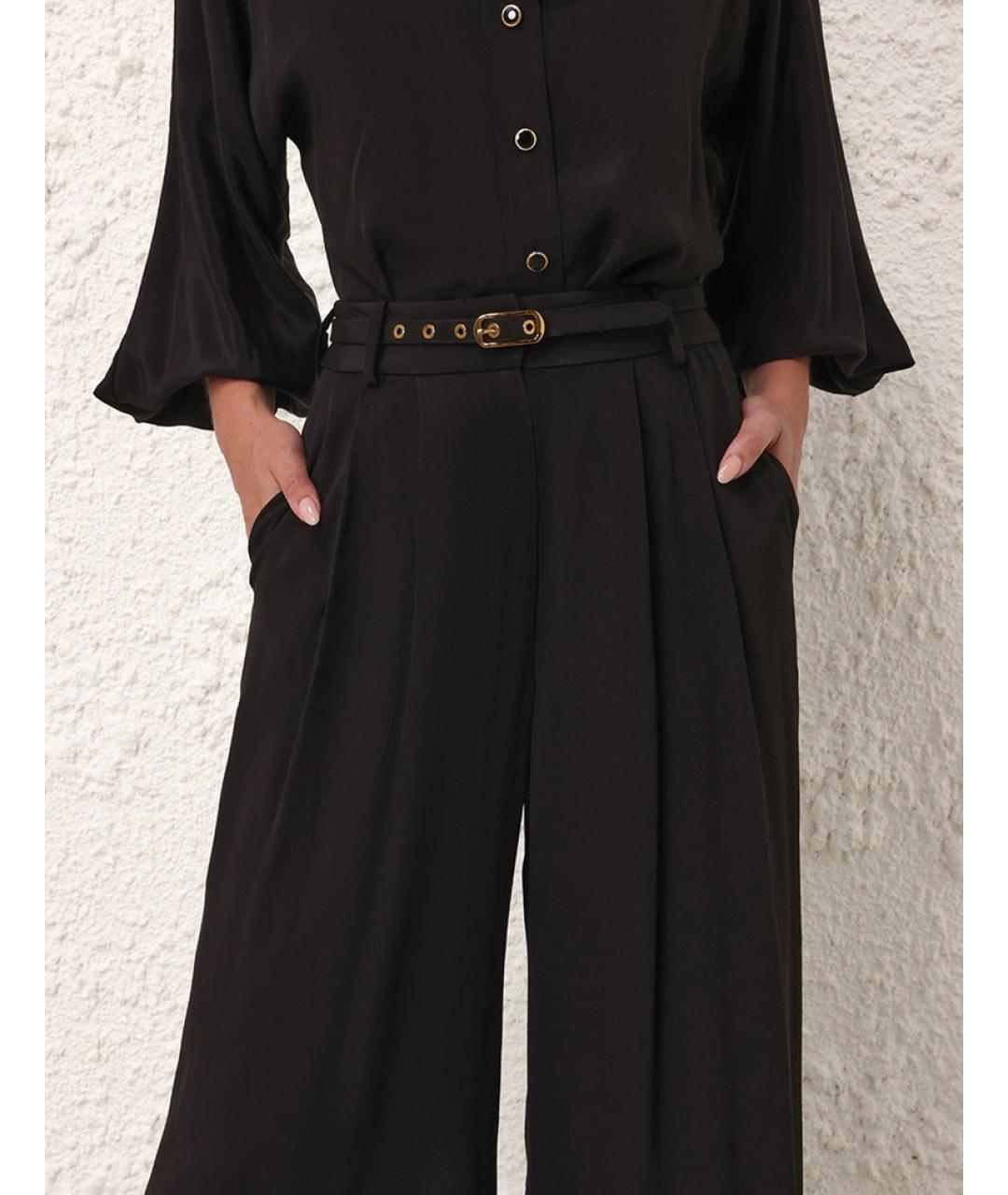 ZIMMERMANN Черные брюки широкие, фото 5