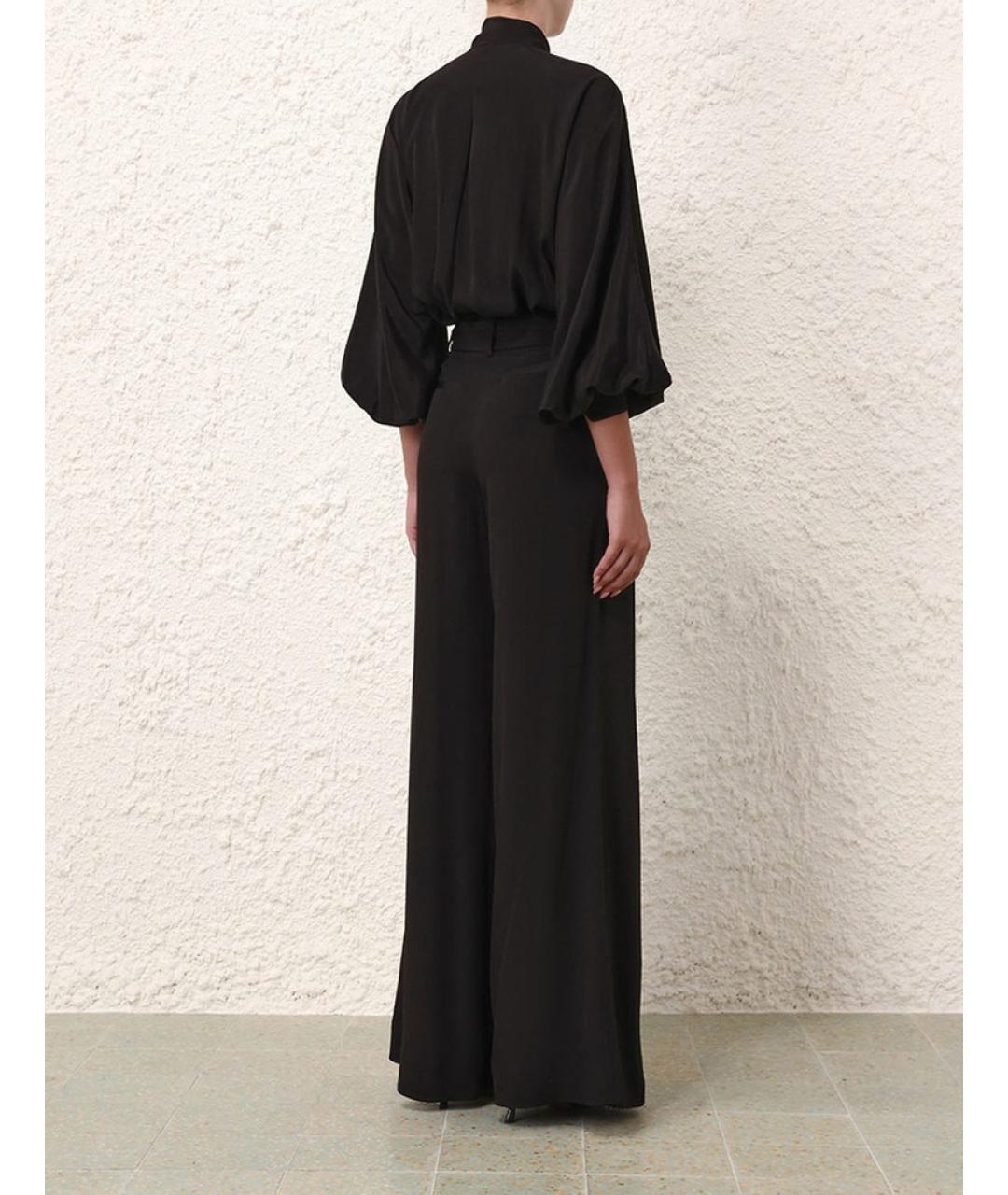 ZIMMERMANN Черные брюки широкие, фото 4