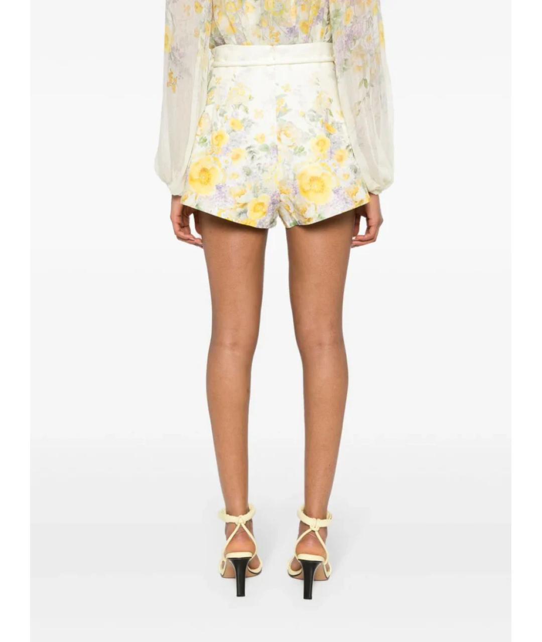 ZIMMERMANN Желтые шорты, фото 4