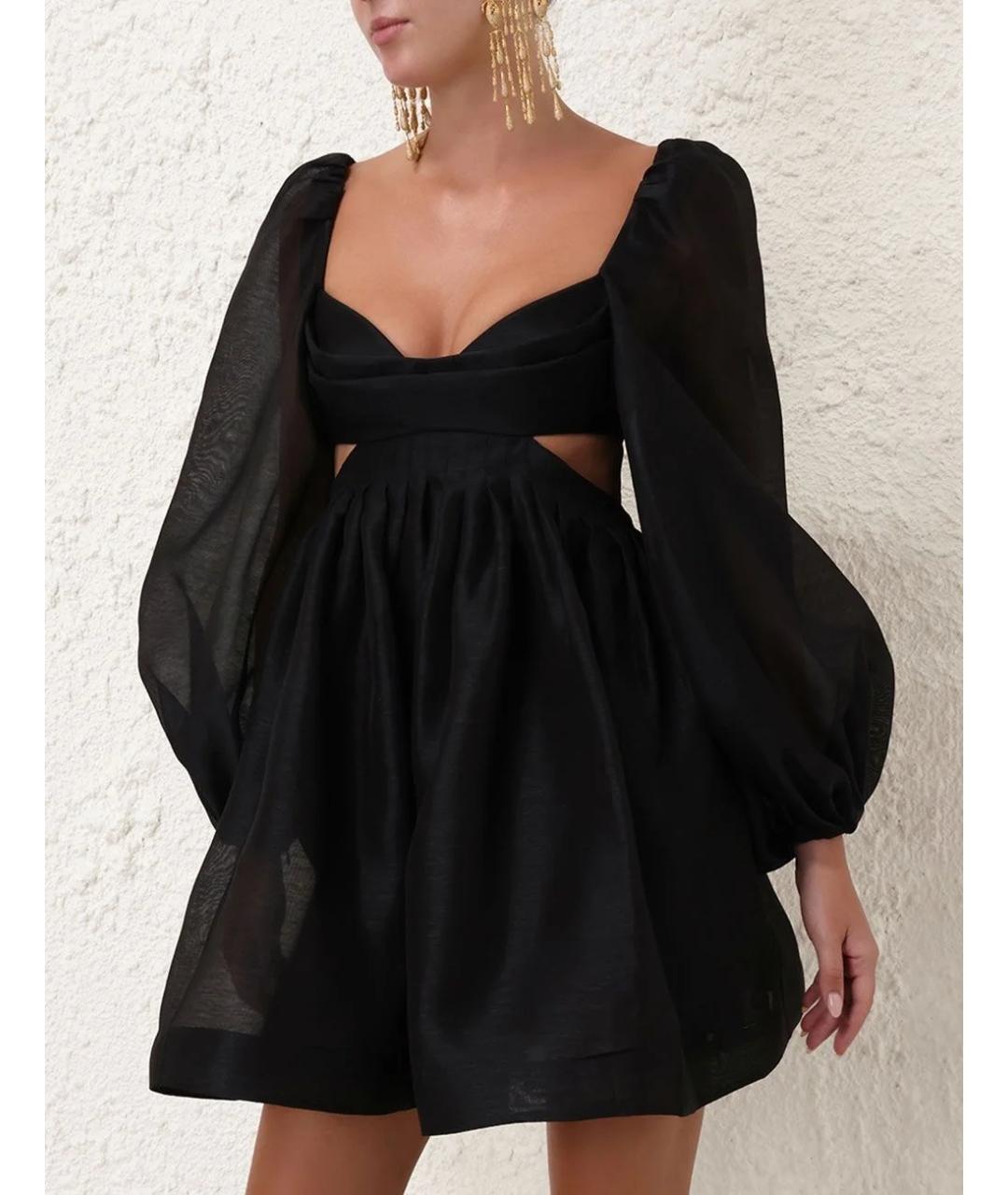 ZIMMERMANN Черное платье, фото 3