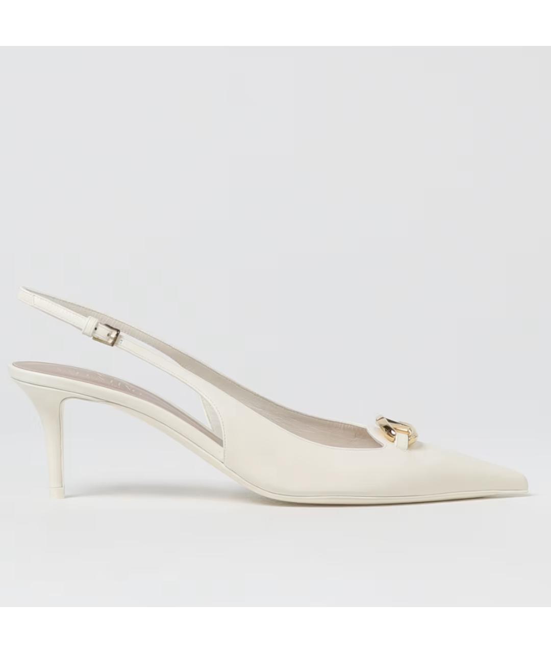 VALENTINO Белые кожаные туфли, фото 5