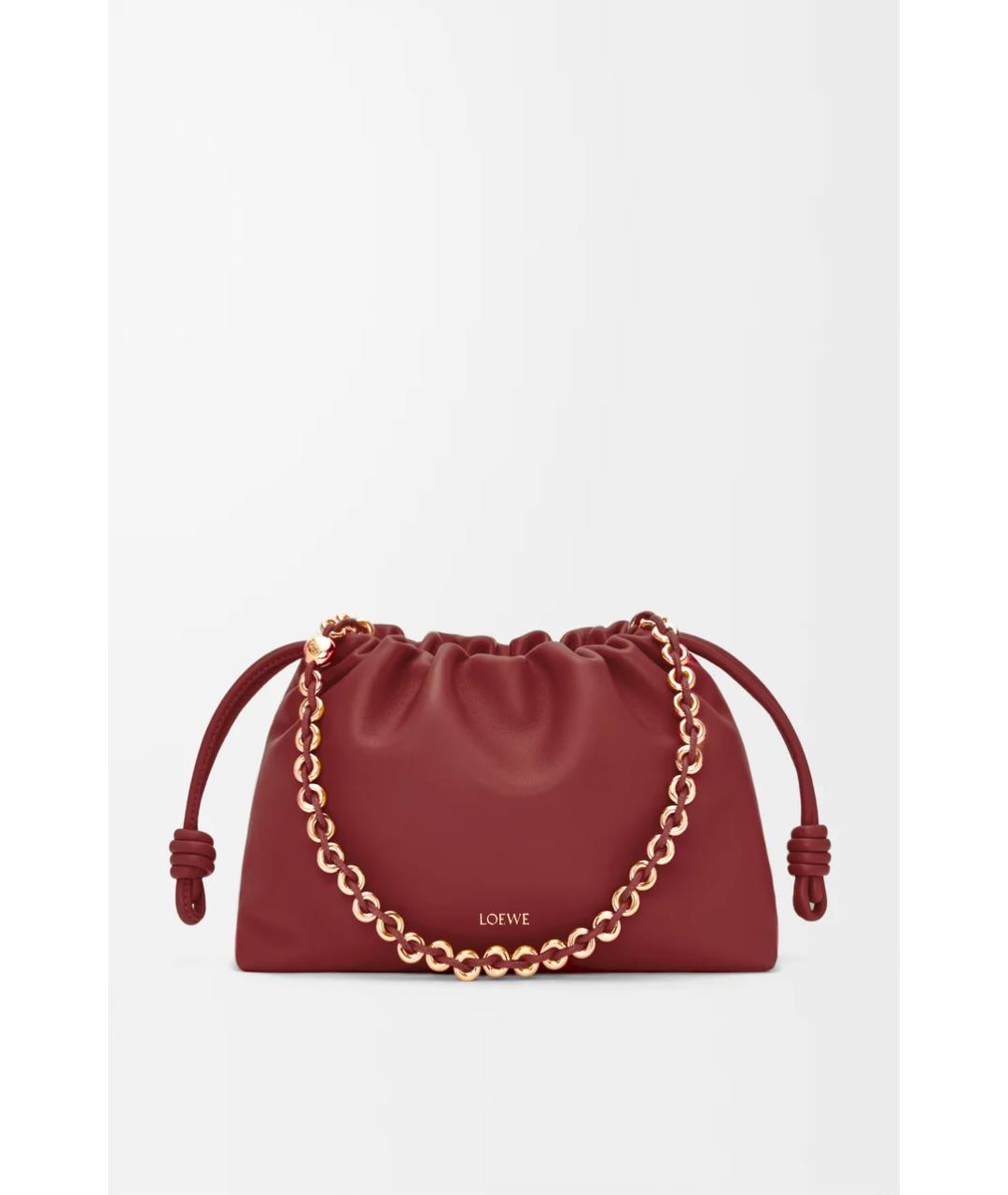LOEWE Красная кожаная сумка через плечо, фото 6