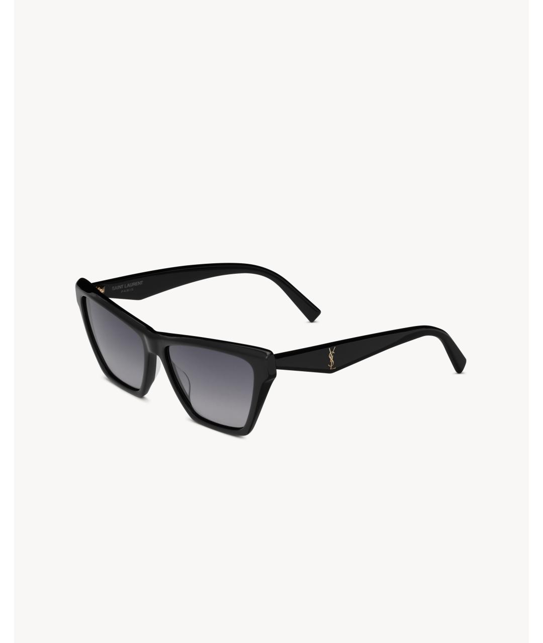 SAINT LAURENT Черные солнцезащитные очки, фото 2