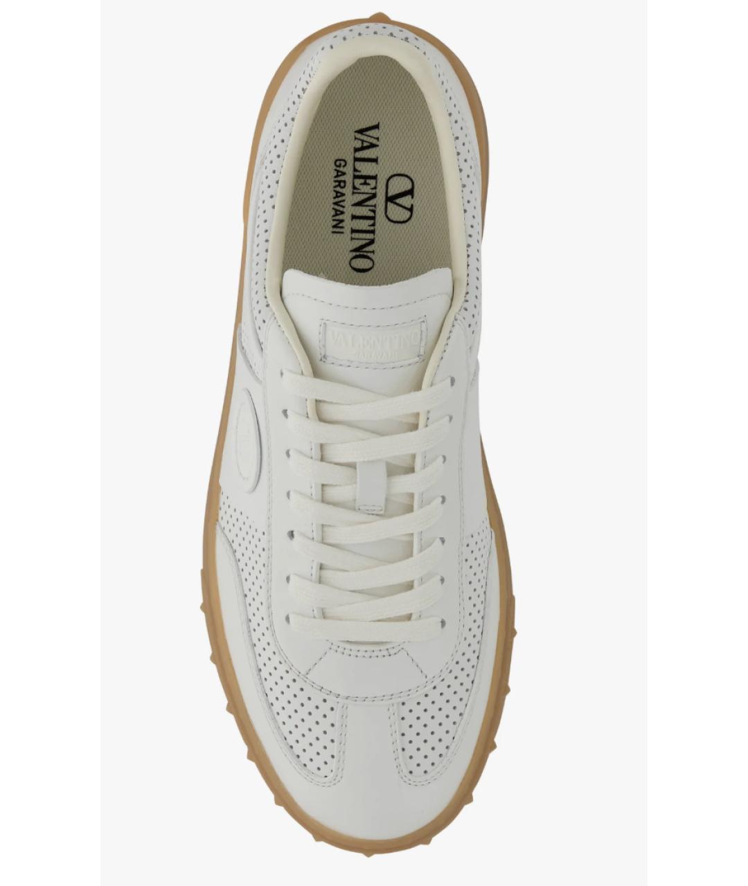 VALENTINO Белые кожаные кеды, фото 4