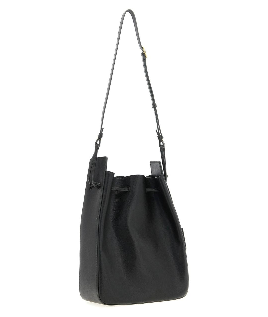 SAINT LAURENT Зеленая кожаная сумка тоут, фото 2