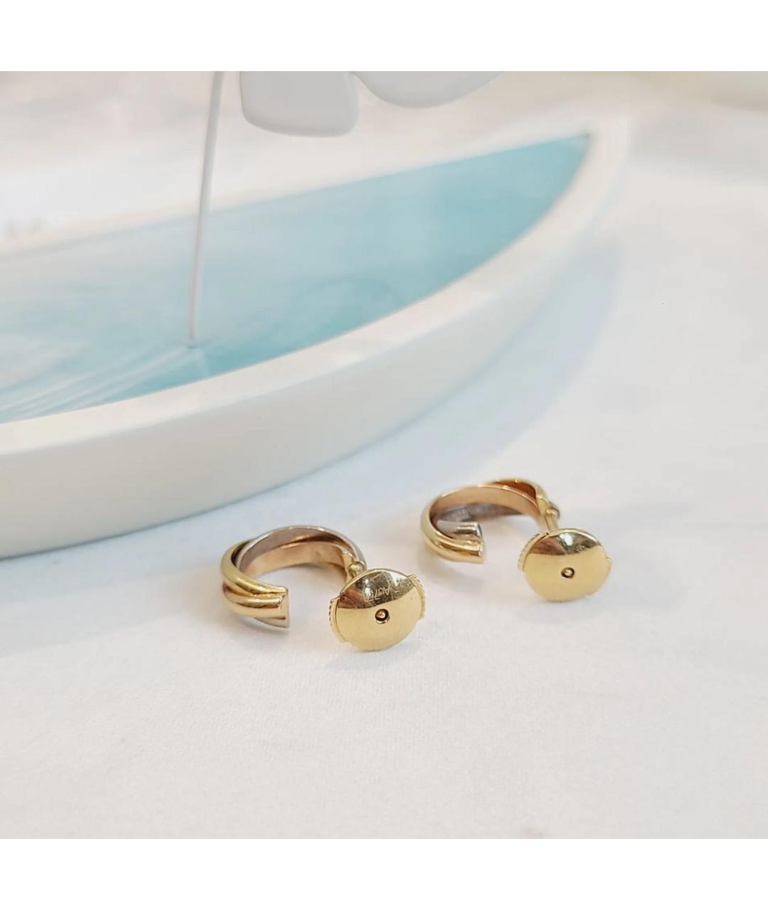 CARTIER Золотые серьги из желтого золота, фото 3