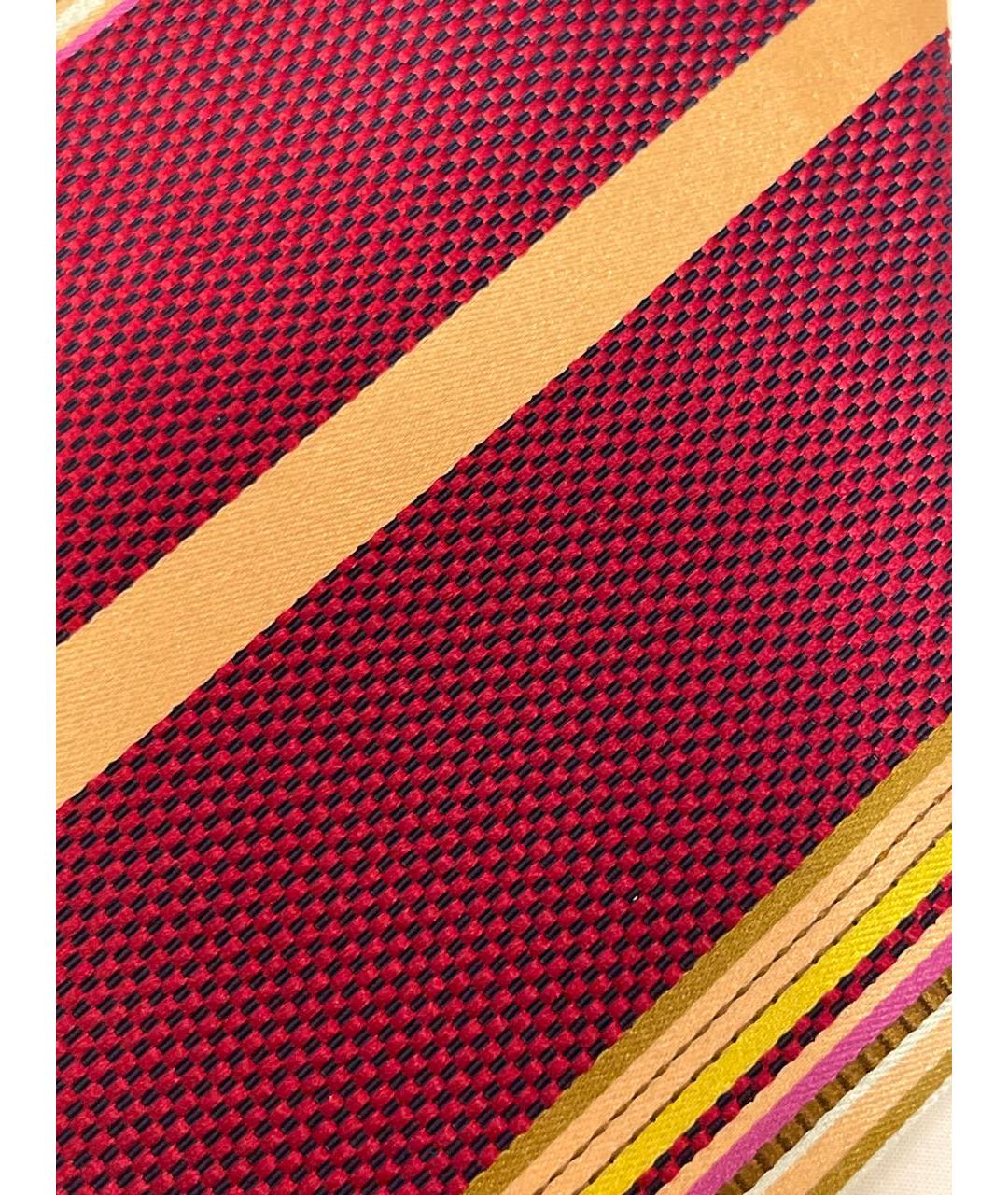 MISSONI Бордовый шелковый галстук, фото 6