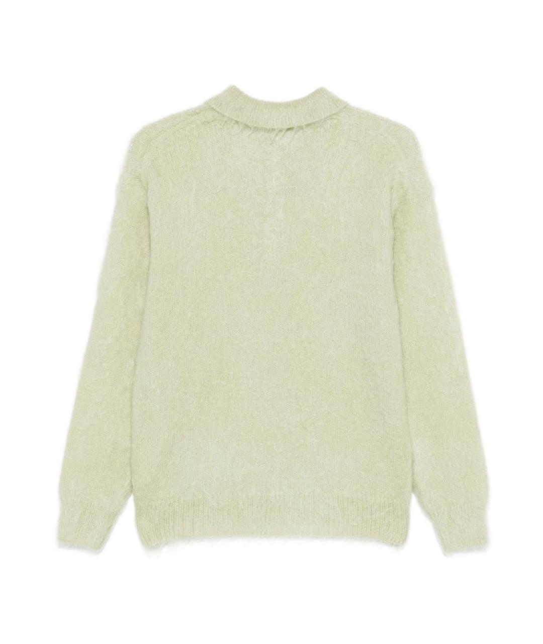 AURALEE Зеленый шерстяной джемпер / свитер, фото 3