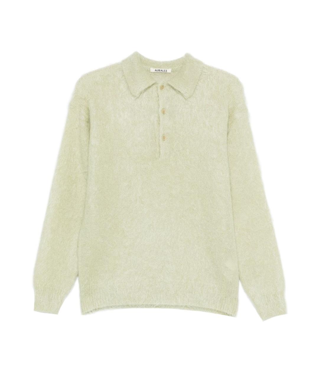 AURALEE Зеленый шерстяной джемпер / свитер, фото 1