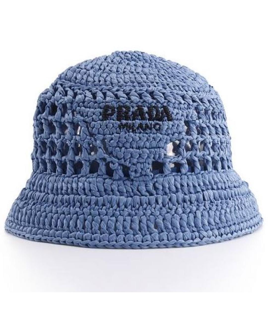 PRADA Голубая панама, фото 4