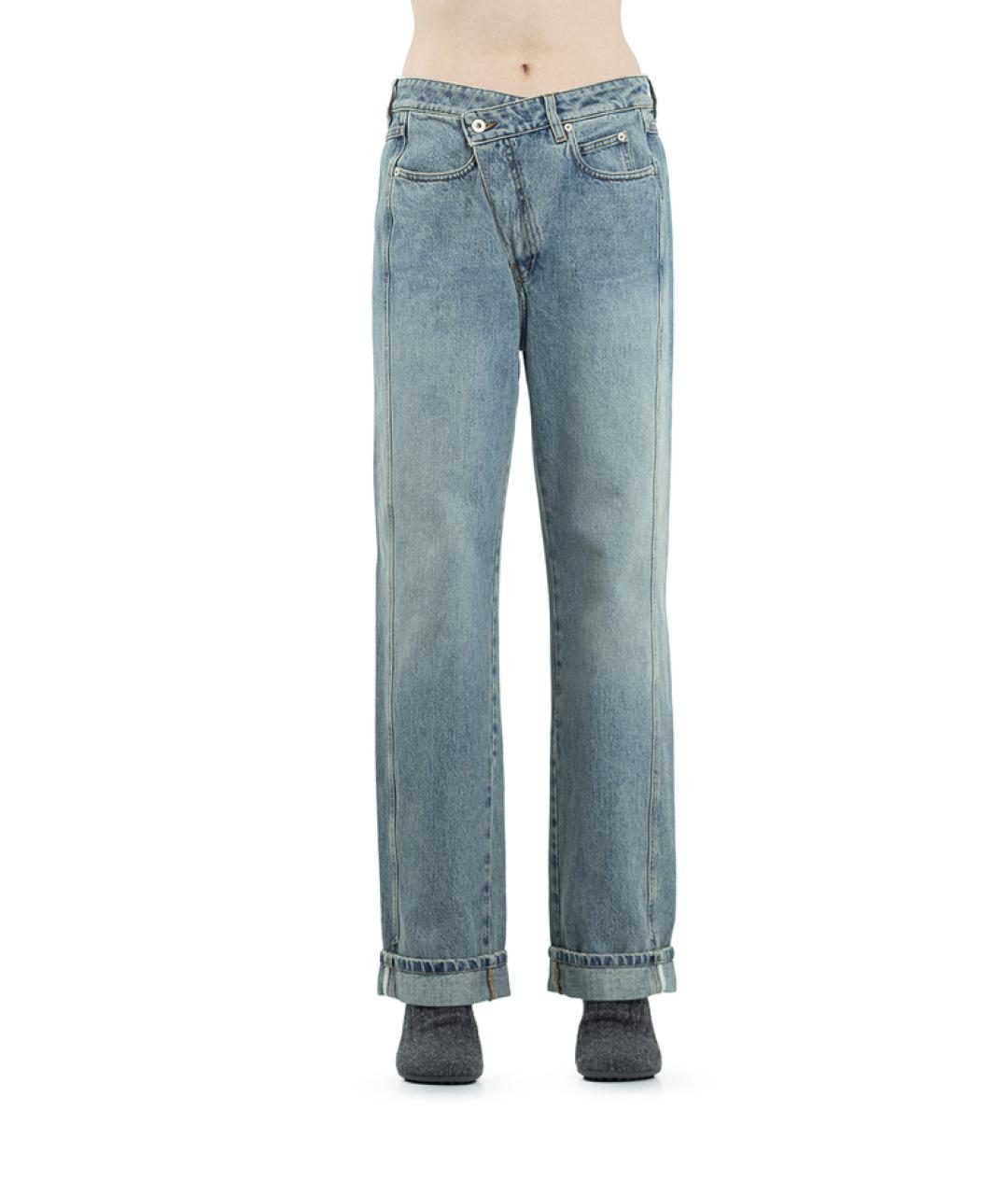 LOEWE Голубые прямые джинсы, фото 2