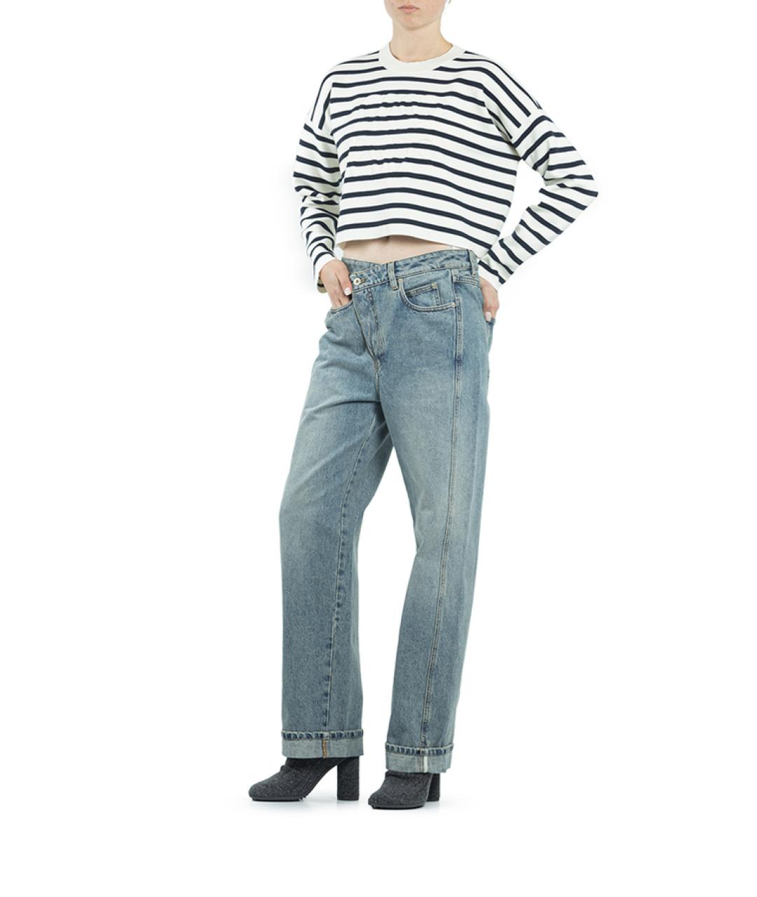 LOEWE Голубые прямые джинсы, фото 7