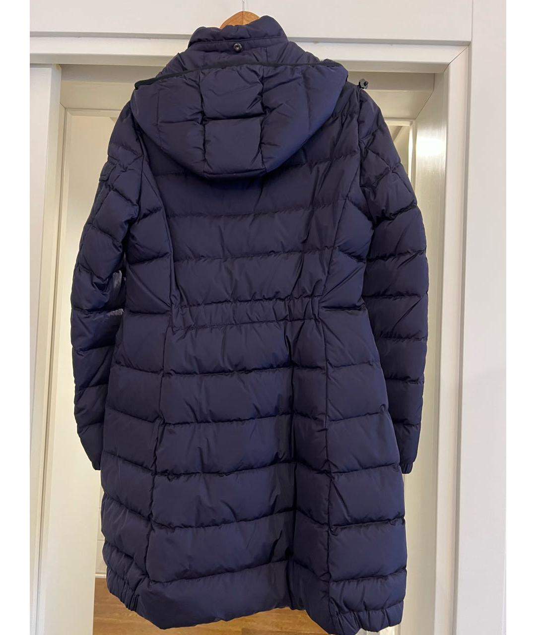 MONCLER Темно-синий пуховик, фото 2