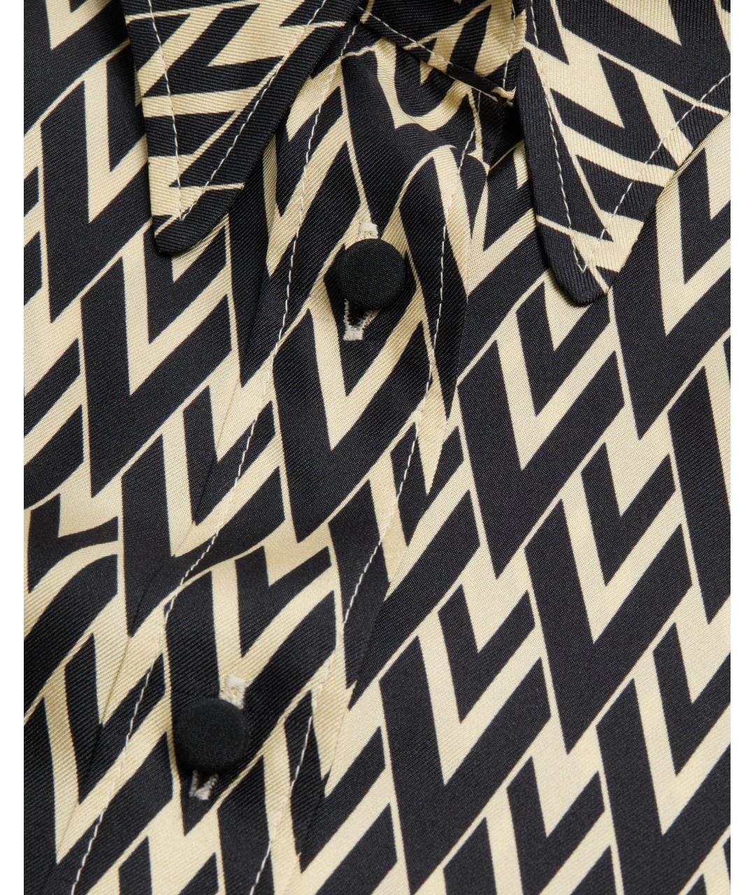 VALENTINO Мульти шелковая рубашка, фото 3