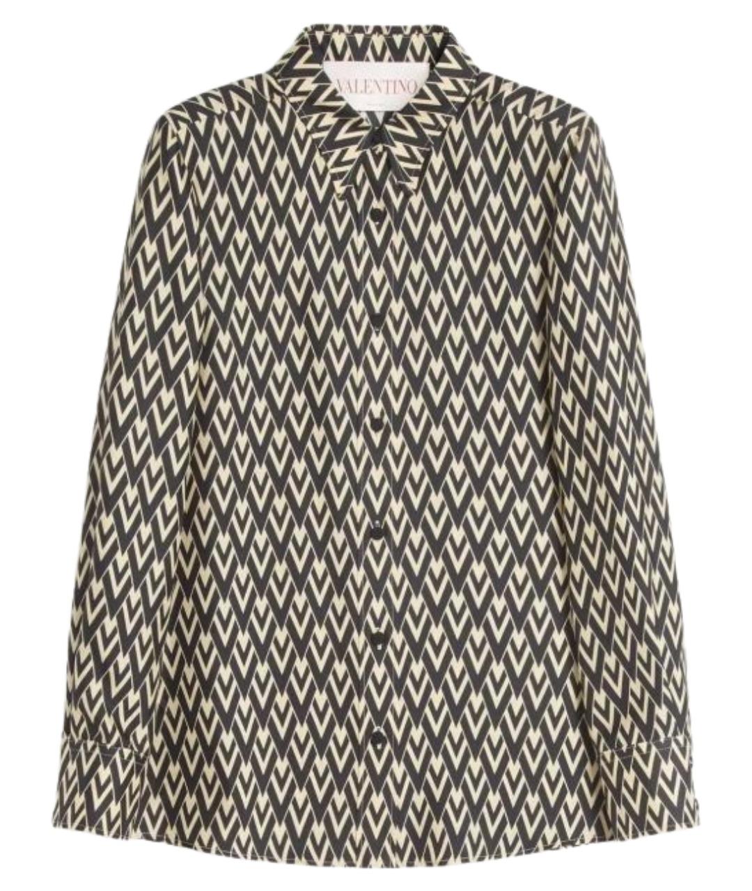 VALENTINO Мульти шелковая рубашка, фото 1