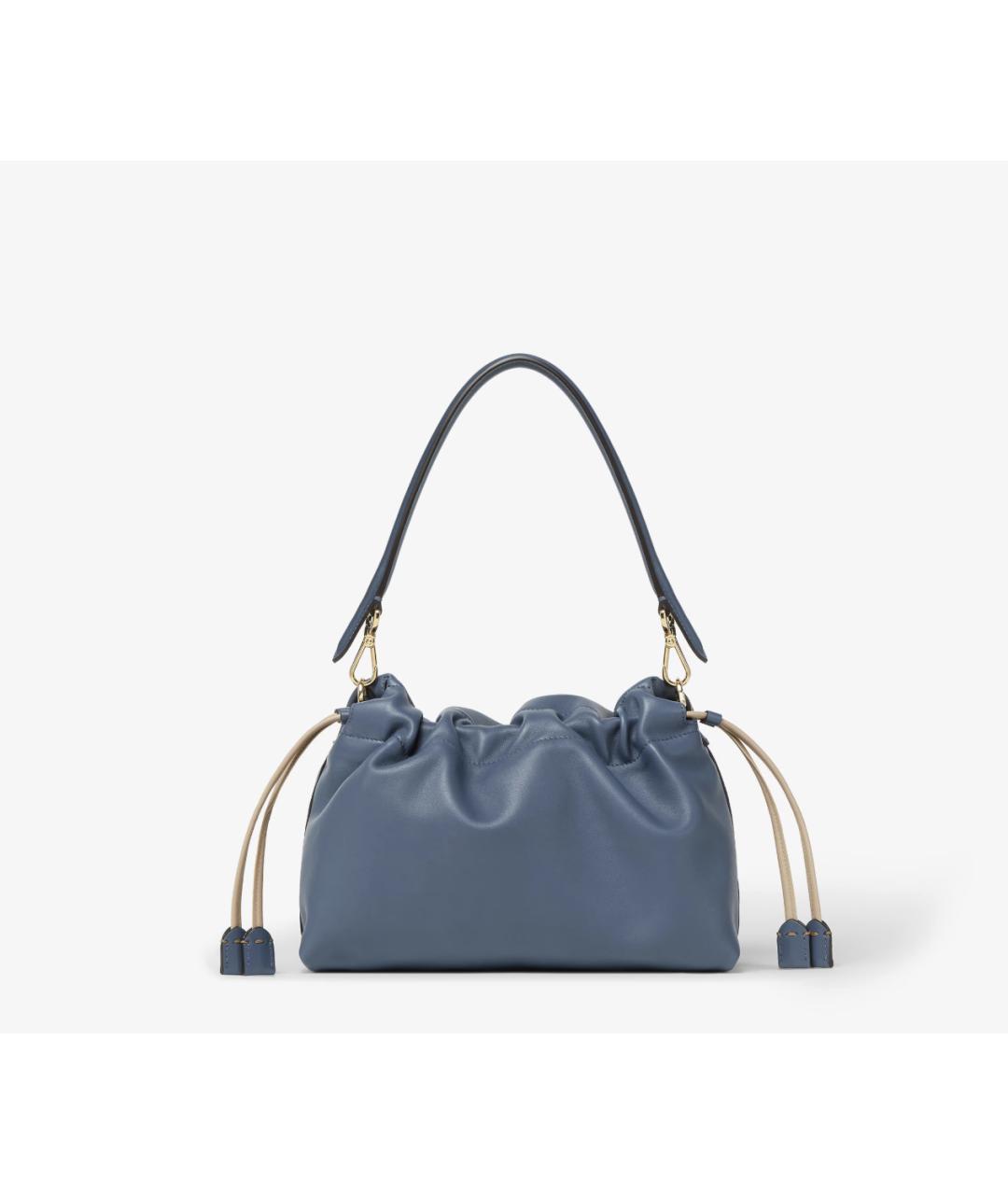 FENDI Синяя кожаная сумка через плечо, фото 3