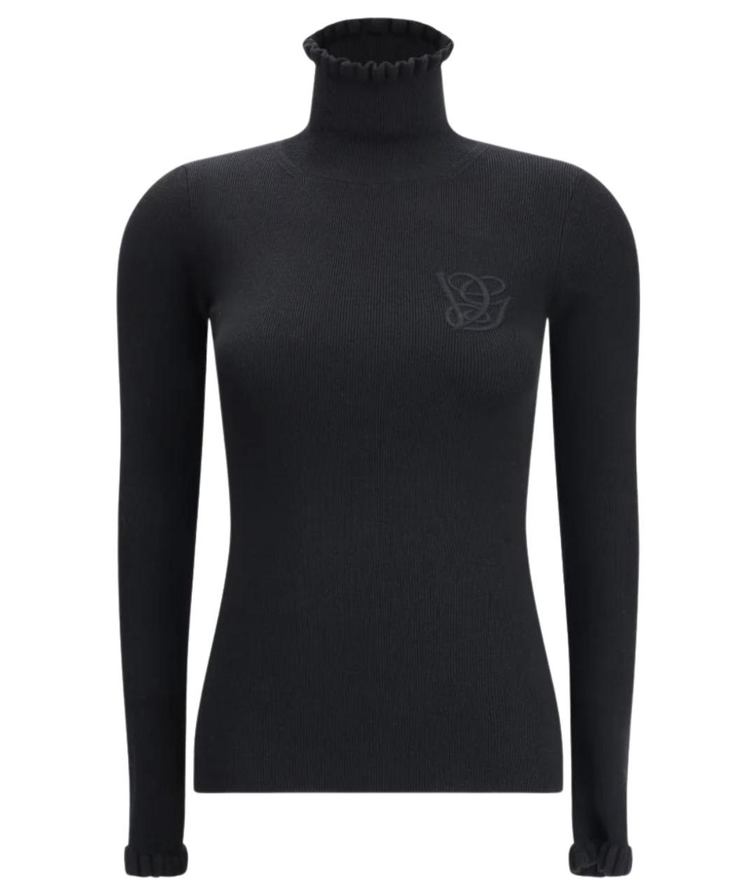 VALENTINO Черная шерстяная водолазка, фото 1