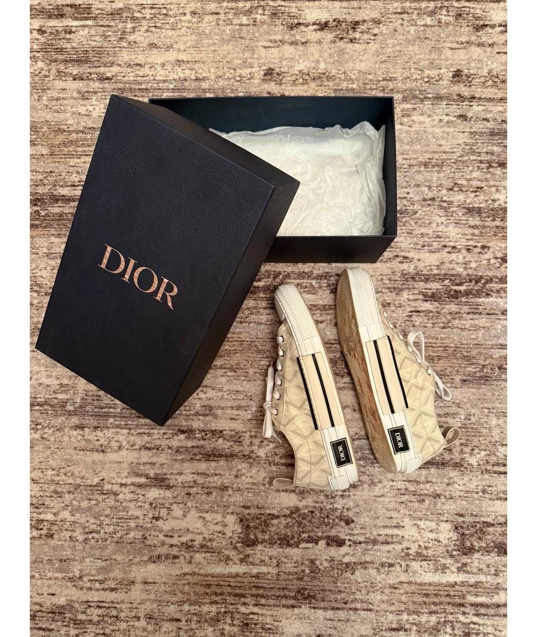 CHRISTIAN DIOR Белые кожаные кеды, фото 4