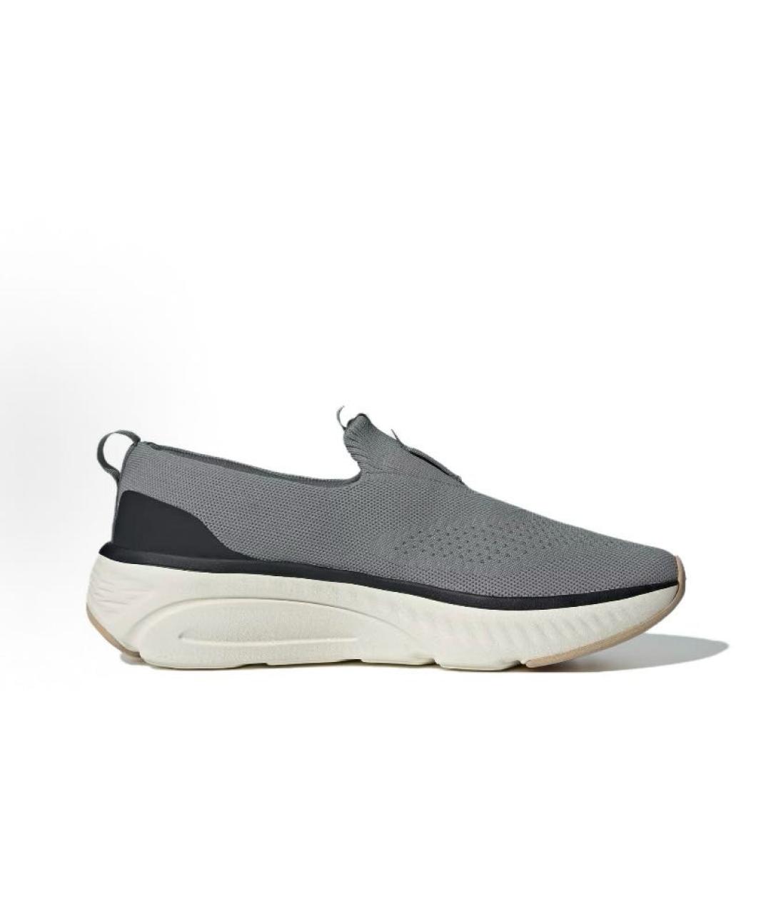 ADIDAS Серые текстильные низкие кроссовки / кеды, фото 3