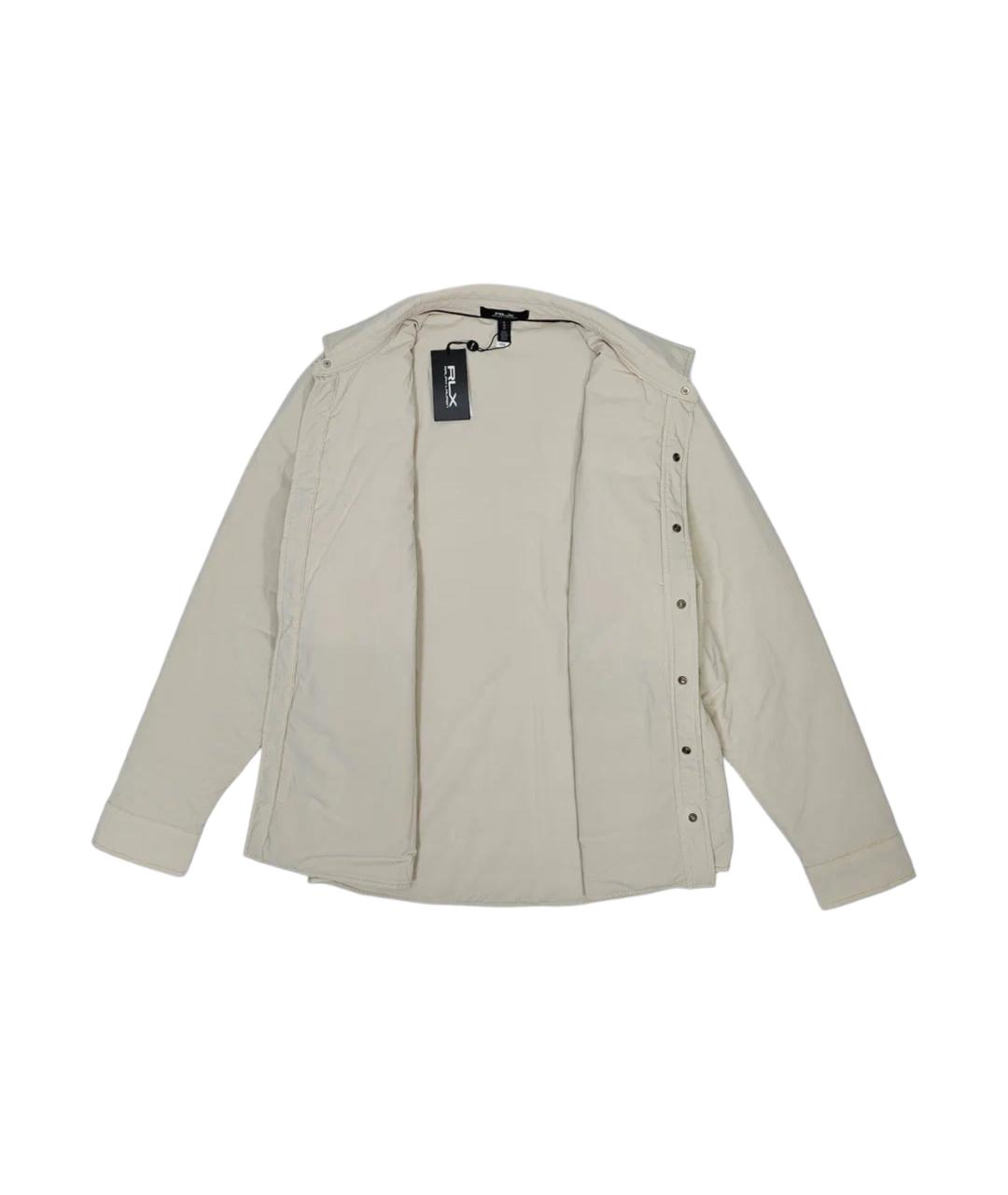 RALPH LAUREN Бежевая полиэстеровая куртка, фото 3