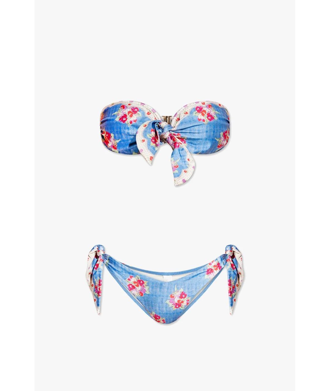 ZIMMERMANN Синий купальник, фото 4