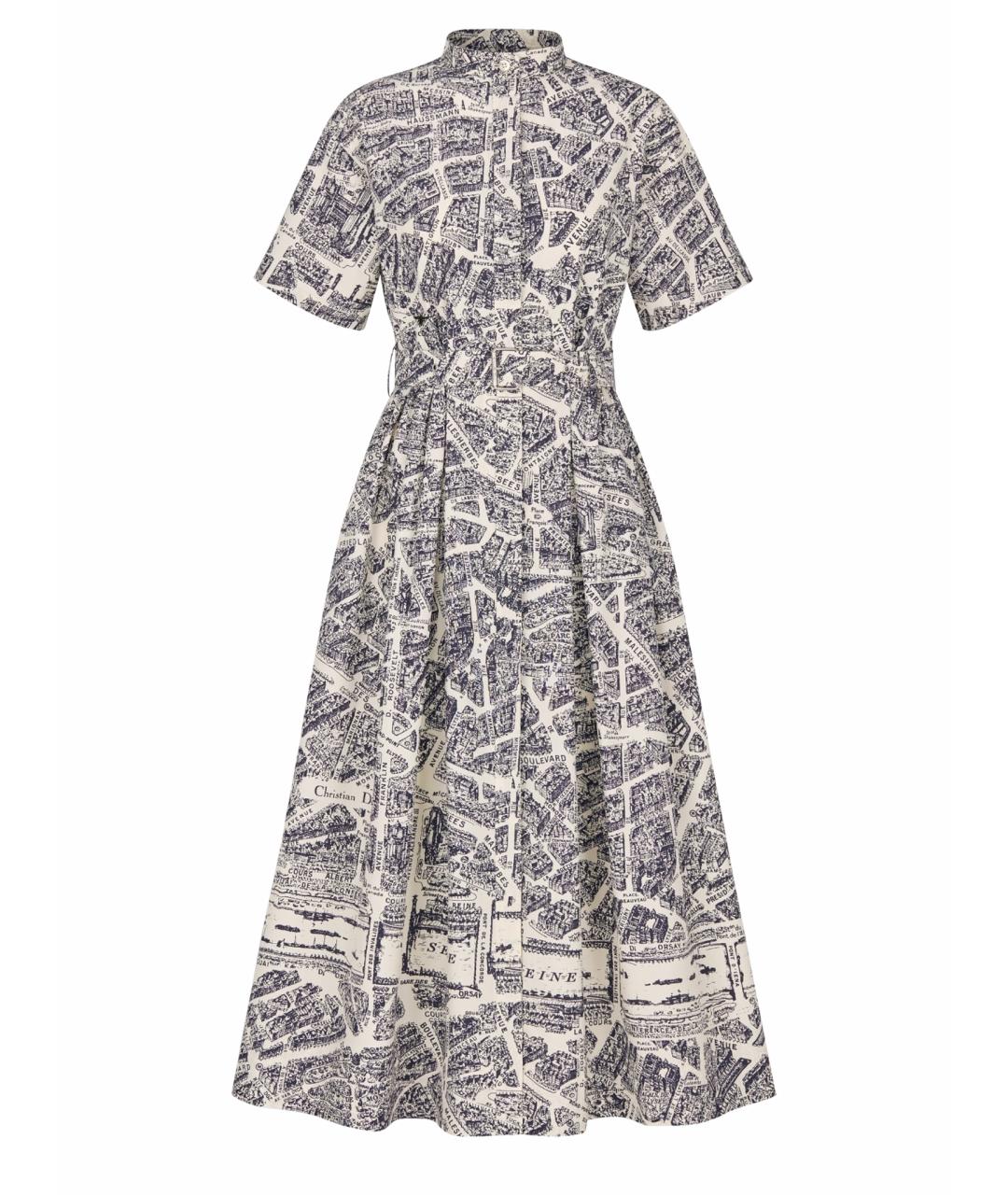 CHRISTIAN DIOR Мульти повседневное платье, фото 1