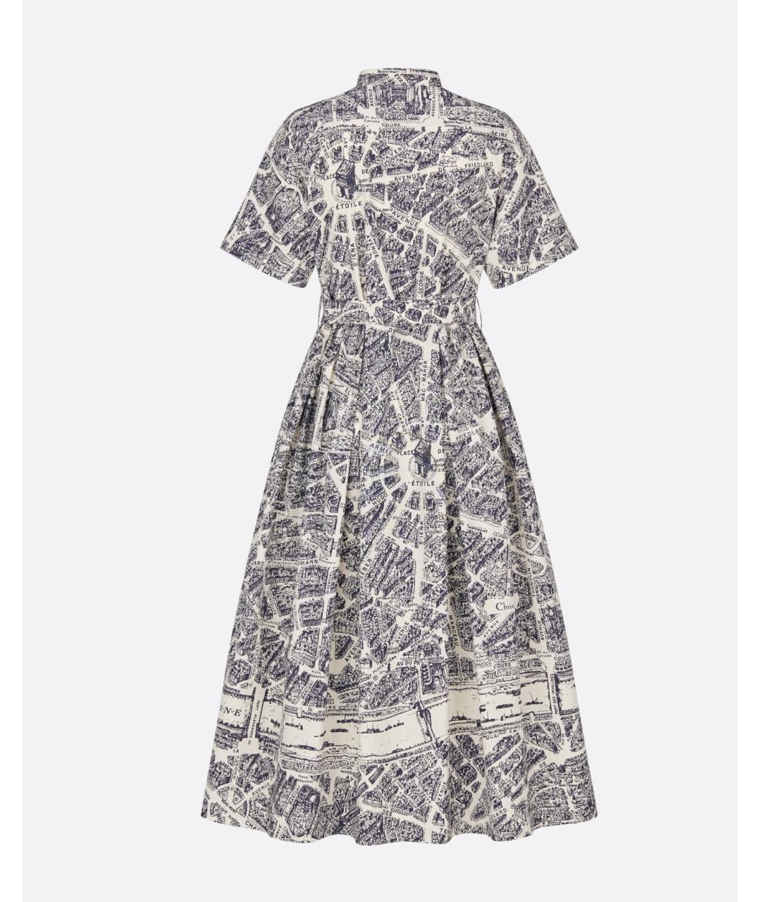 CHRISTIAN DIOR Мульти повседневное платье, фото 2