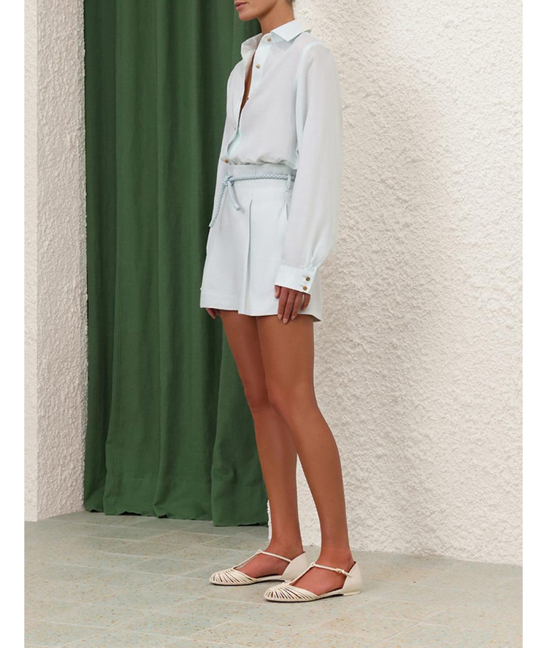 ZIMMERMANN Голубая рубашка, фото 3