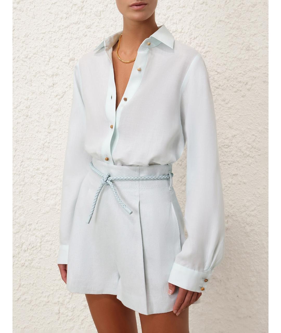 ZIMMERMANN Голубая рубашка, фото 2