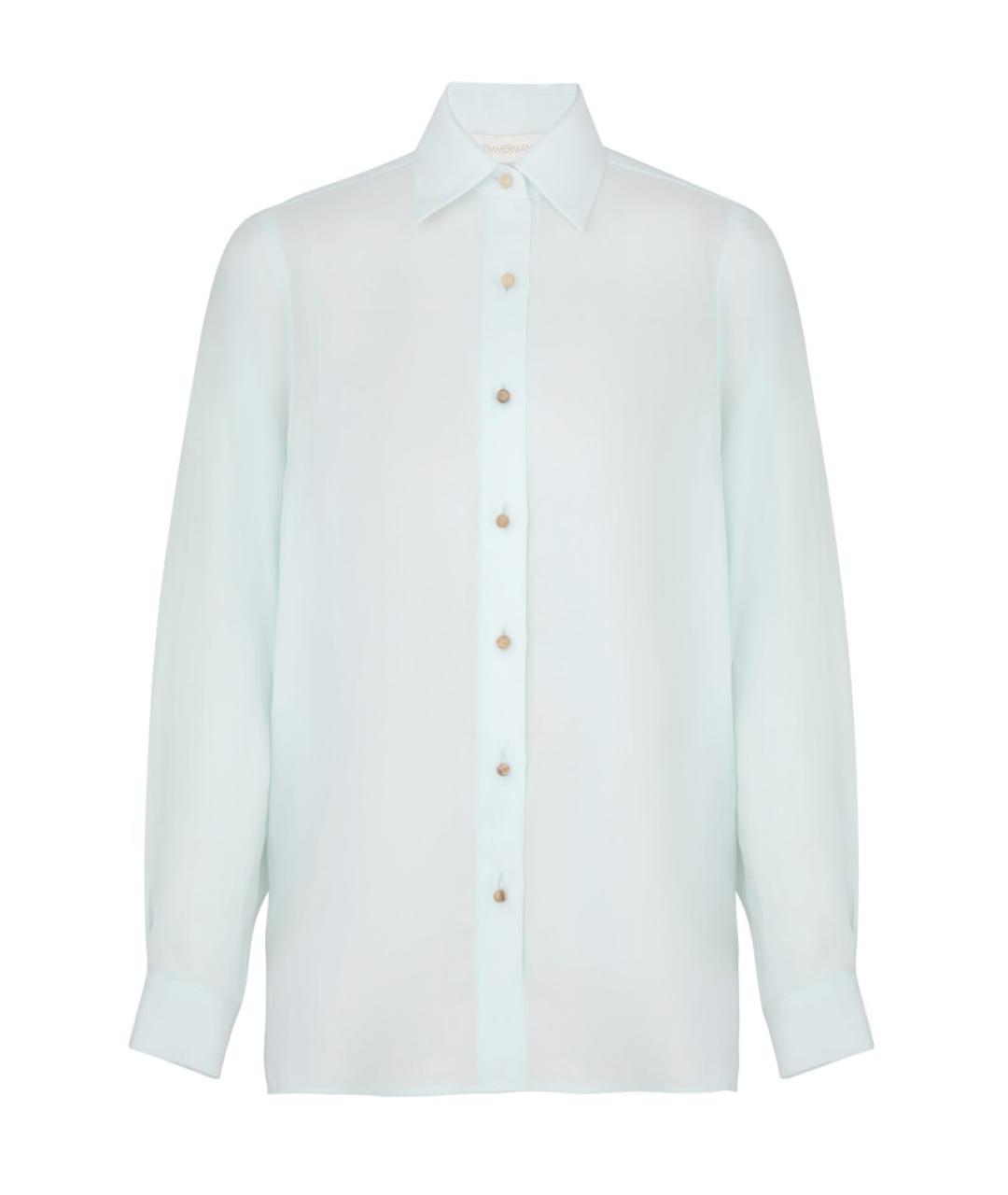 ZIMMERMANN Голубая рубашка, фото 1