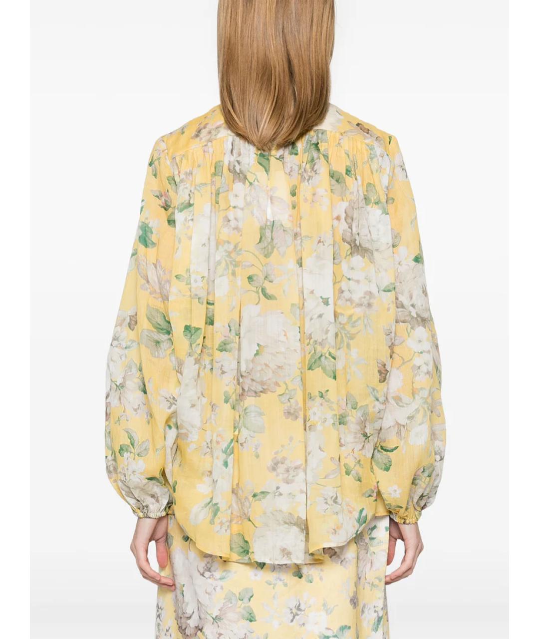 ZIMMERMANN Желтая блузы, фото 4