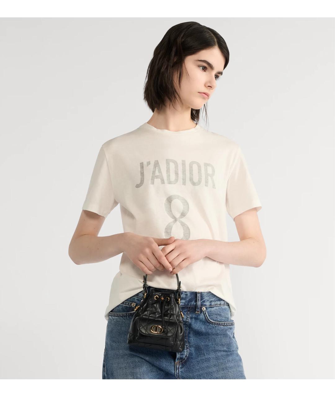 CHRISTIAN DIOR Черная кожаная сумка с короткими ручками, фото 6