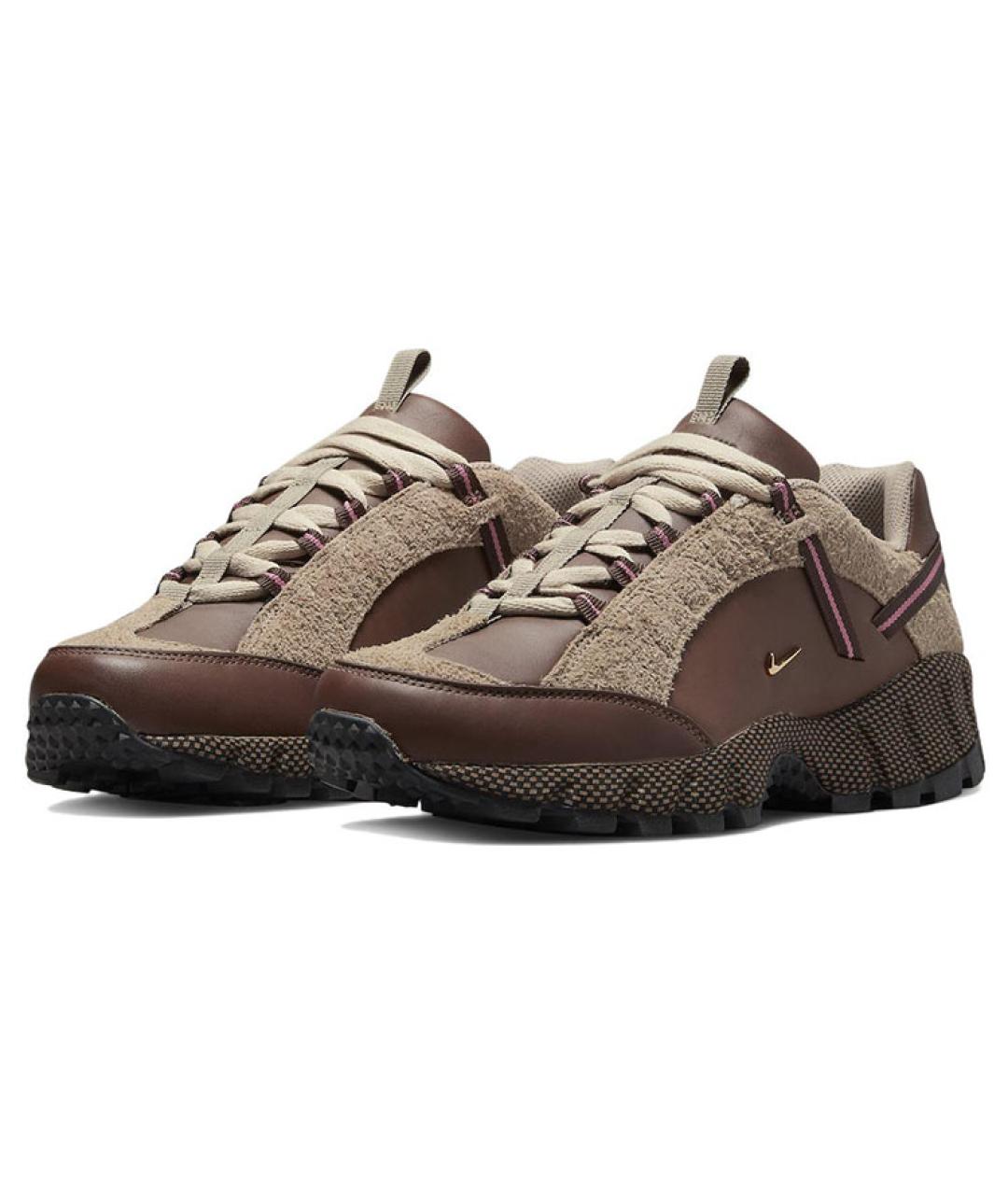 NIKE Коричневые бархатные кроссовки, фото 3