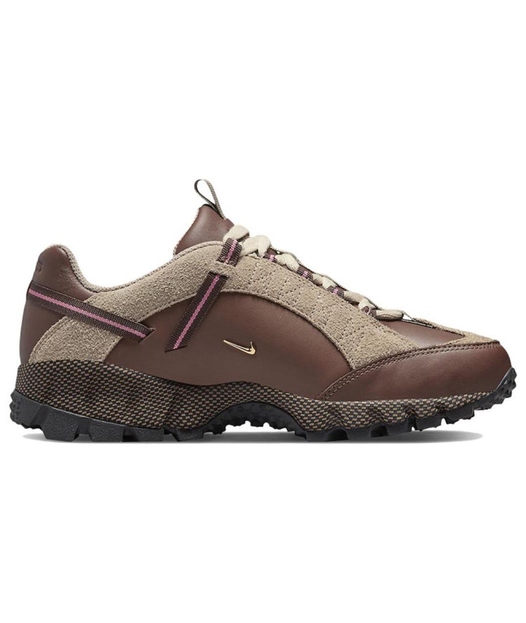 NIKE Коричневые бархатные кроссовки, фото 1