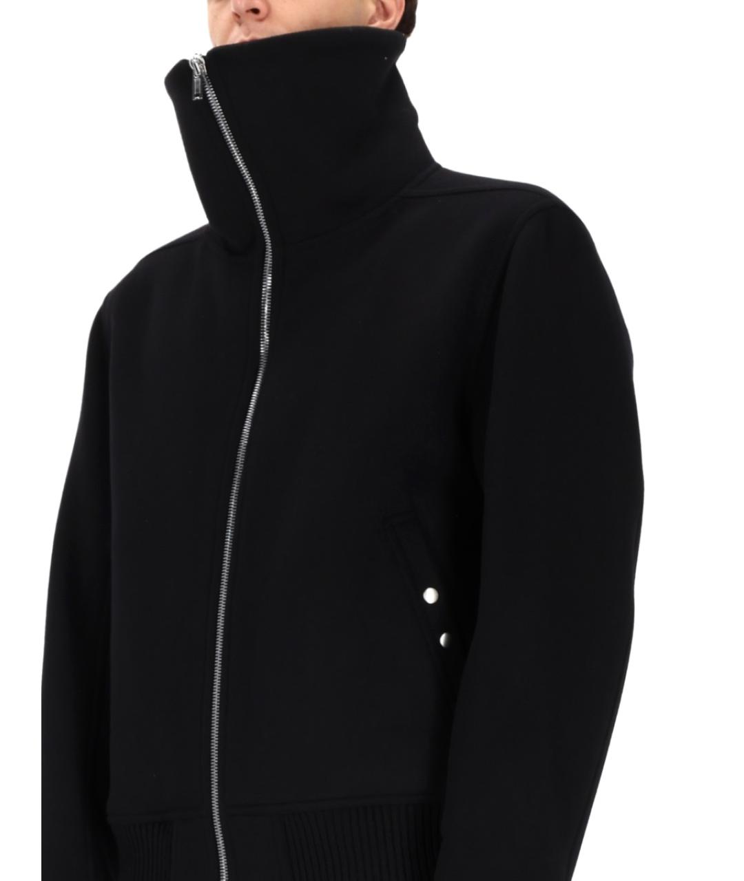 RICK OWENS Черная шерстяная куртка, фото 4