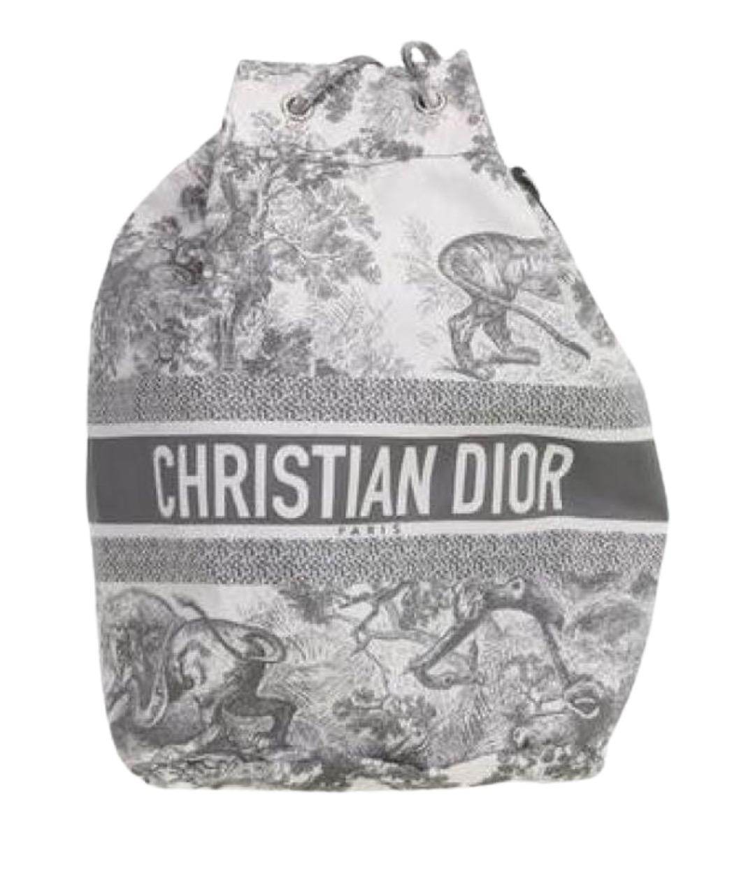 CHRISTIAN DIOR Серая сумка через плечо, фото 1