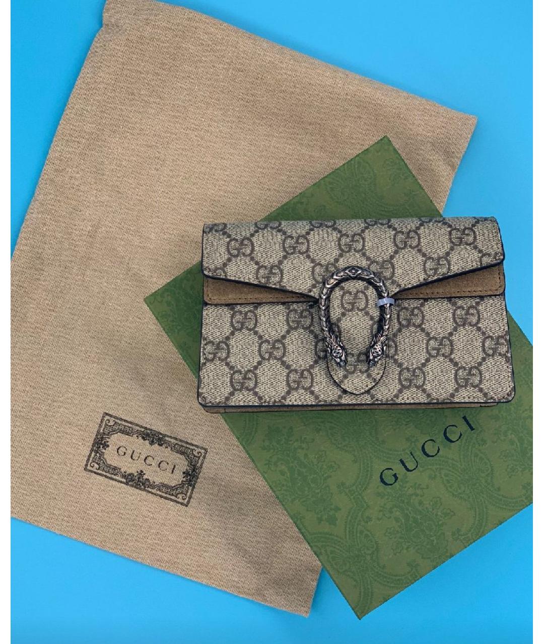 GUCCI Кожаная сумка через плечо, фото 6