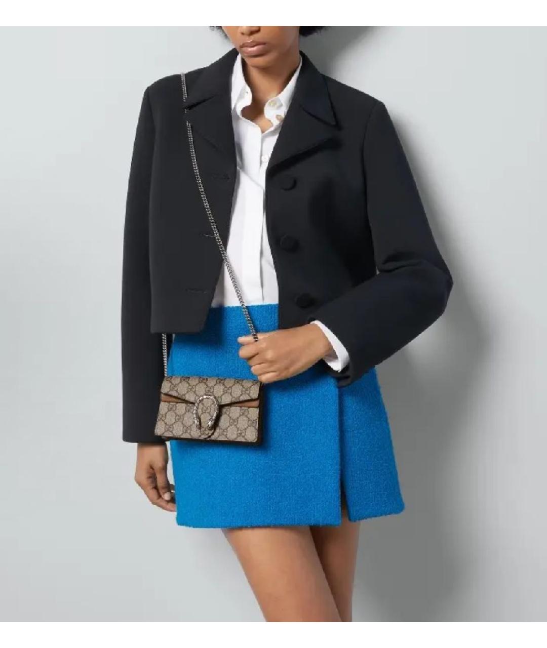 GUCCI Кожаная сумка через плечо, фото 5