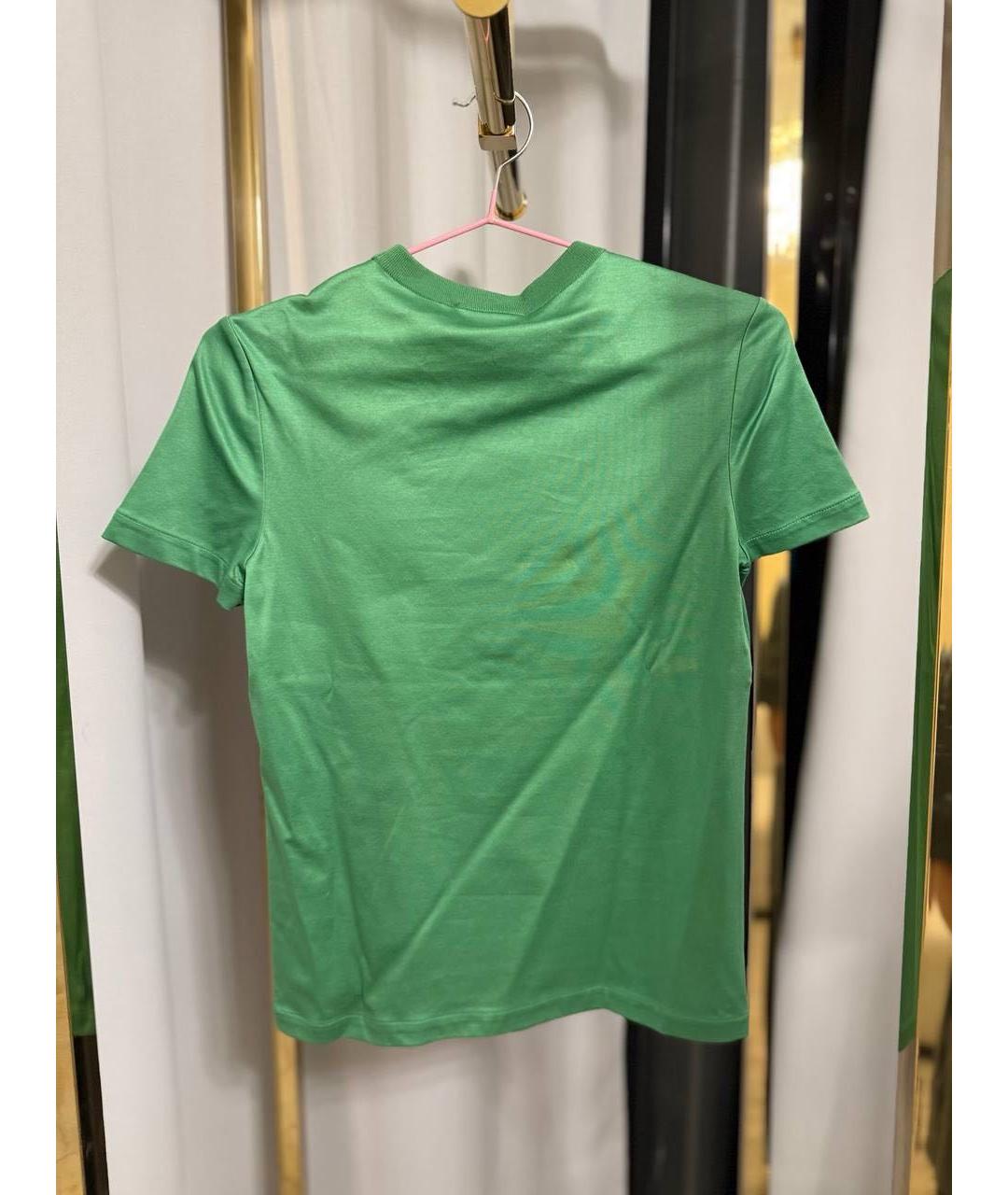 LORO PIANA Зеленая футболка, фото 2