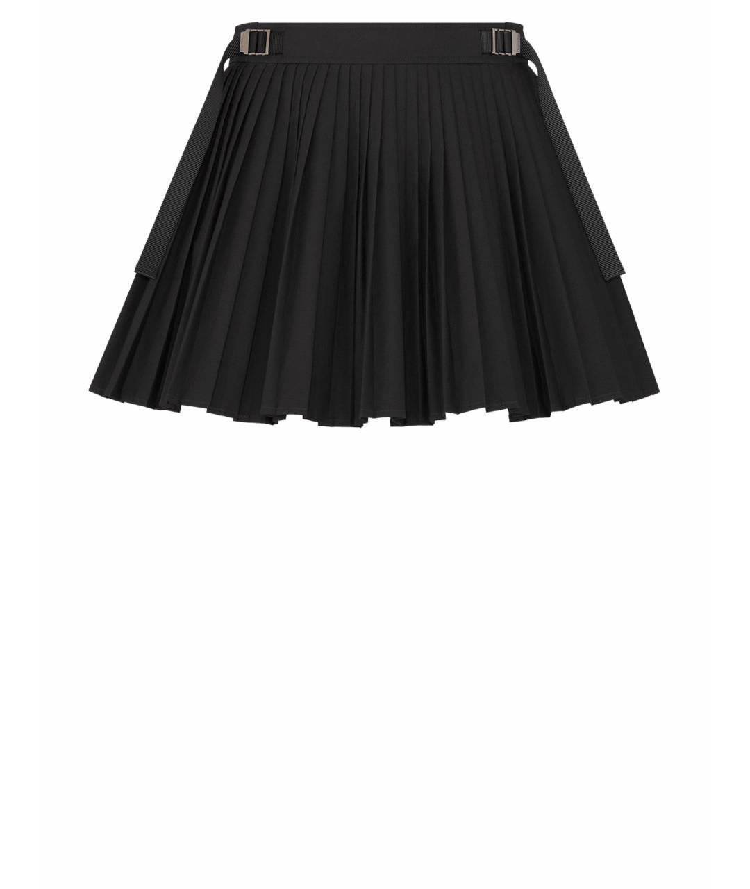 CHRISTIAN DIOR Черная хлопковая юбка мини, фото 1