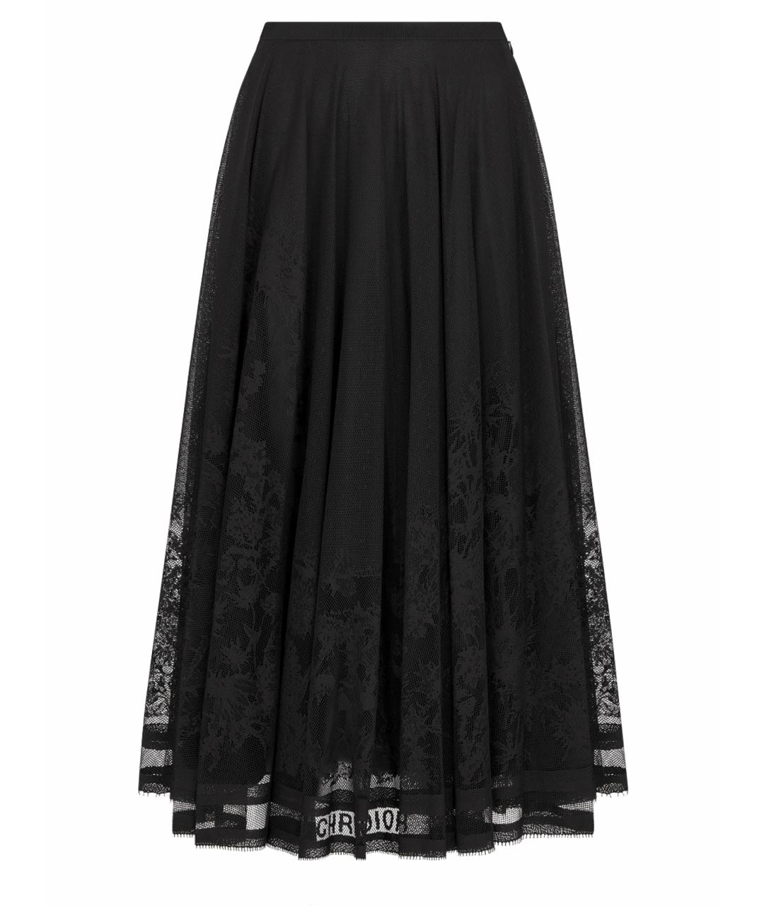 CHRISTIAN DIOR Черная юбка миди, фото 1
