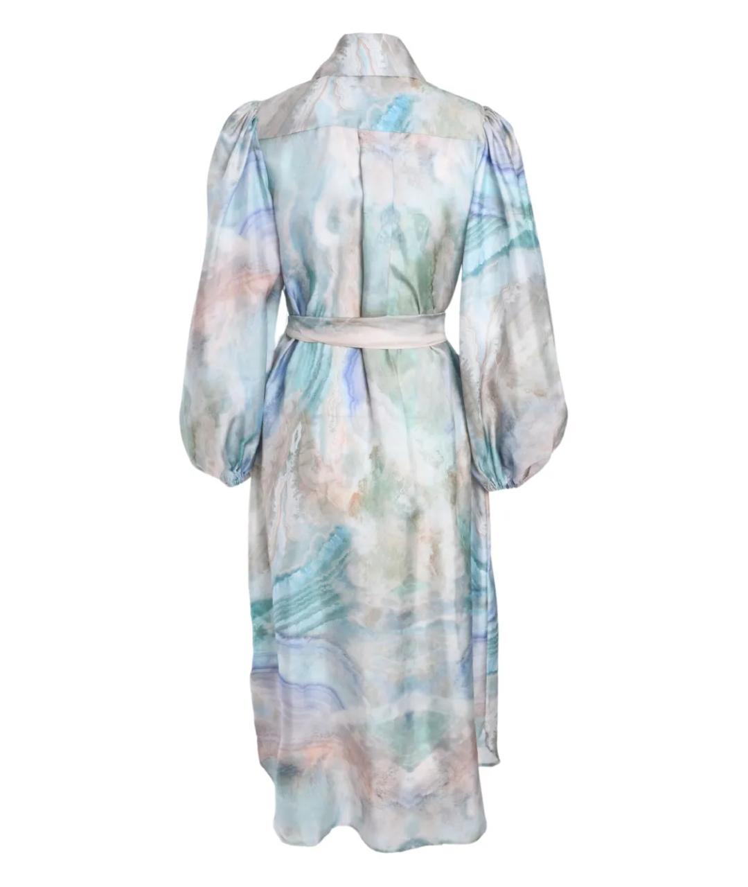 ZIMMERMANN Мульти шелковое повседневное платье, фото 2