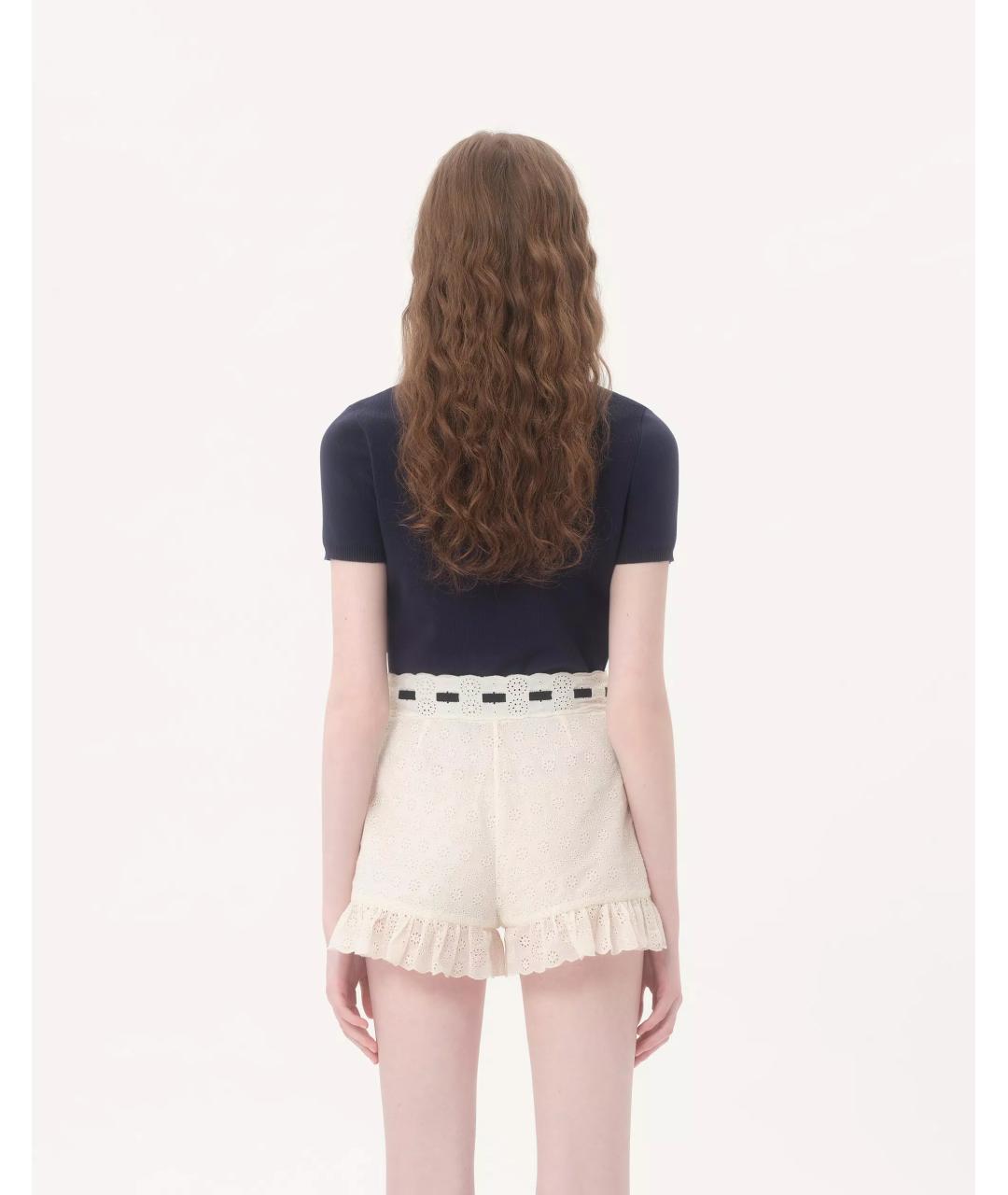 VALENTINO Темно-синий хлопковый джемпер / свитер, фото 6