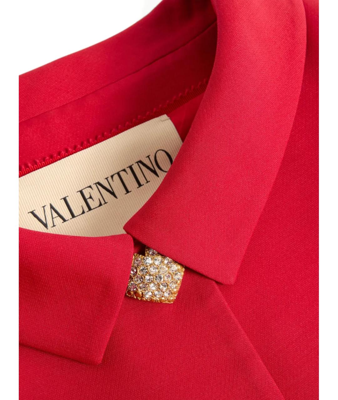 VALENTINO Красный шерстяной жакет/пиджак, фото 2
