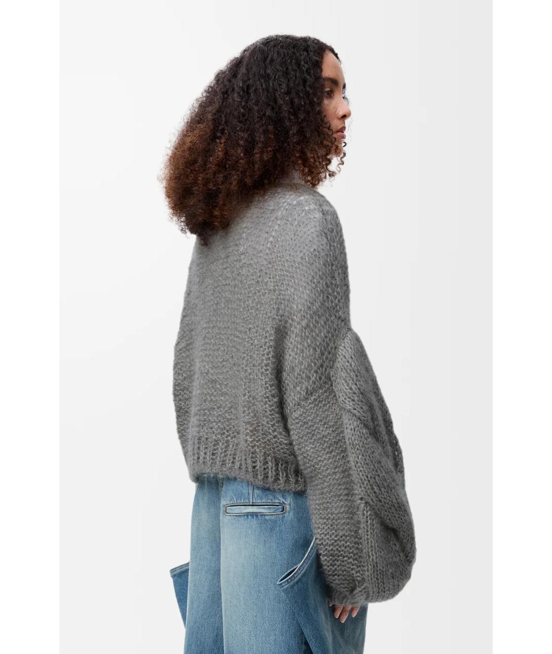 LOEWE Серый джемпер / свитер, фото 4