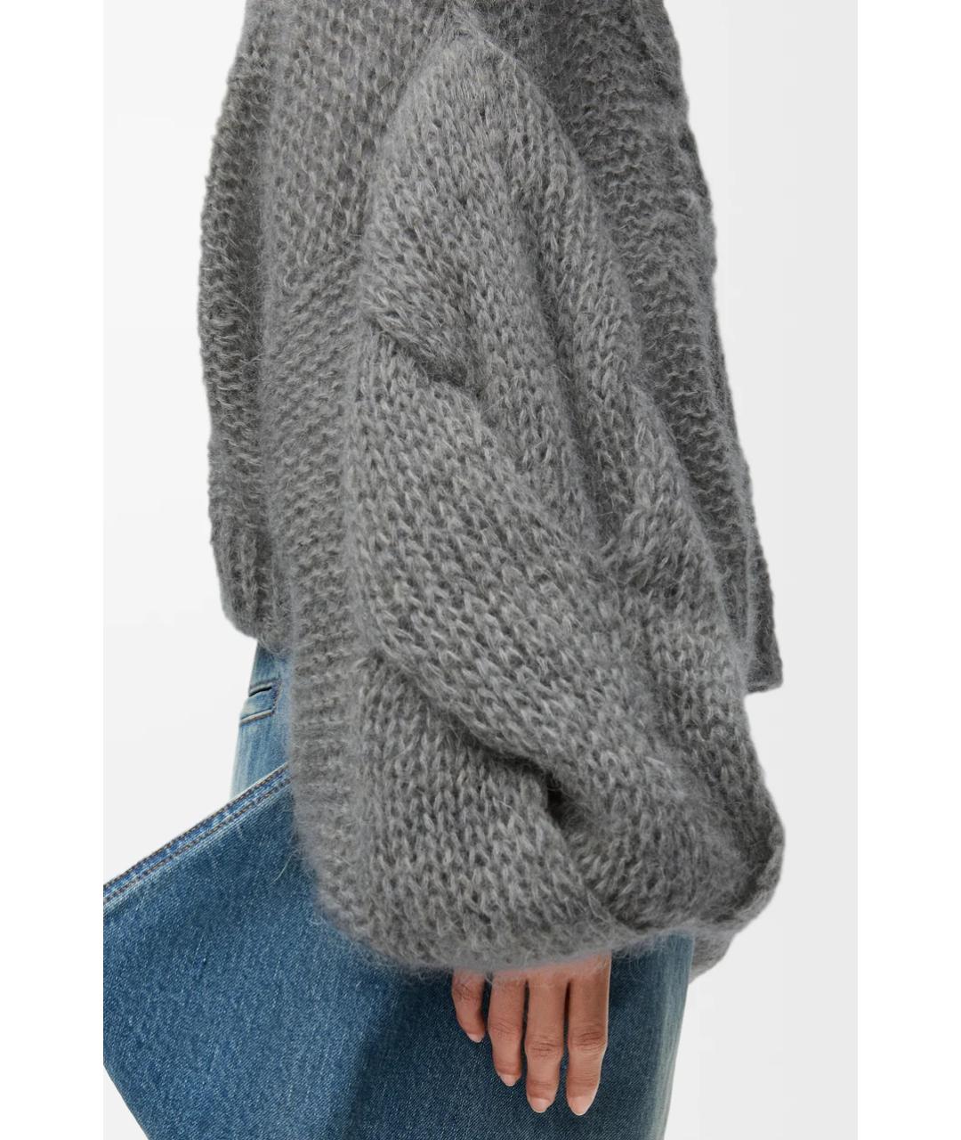 LOEWE Серый джемпер / свитер, фото 5