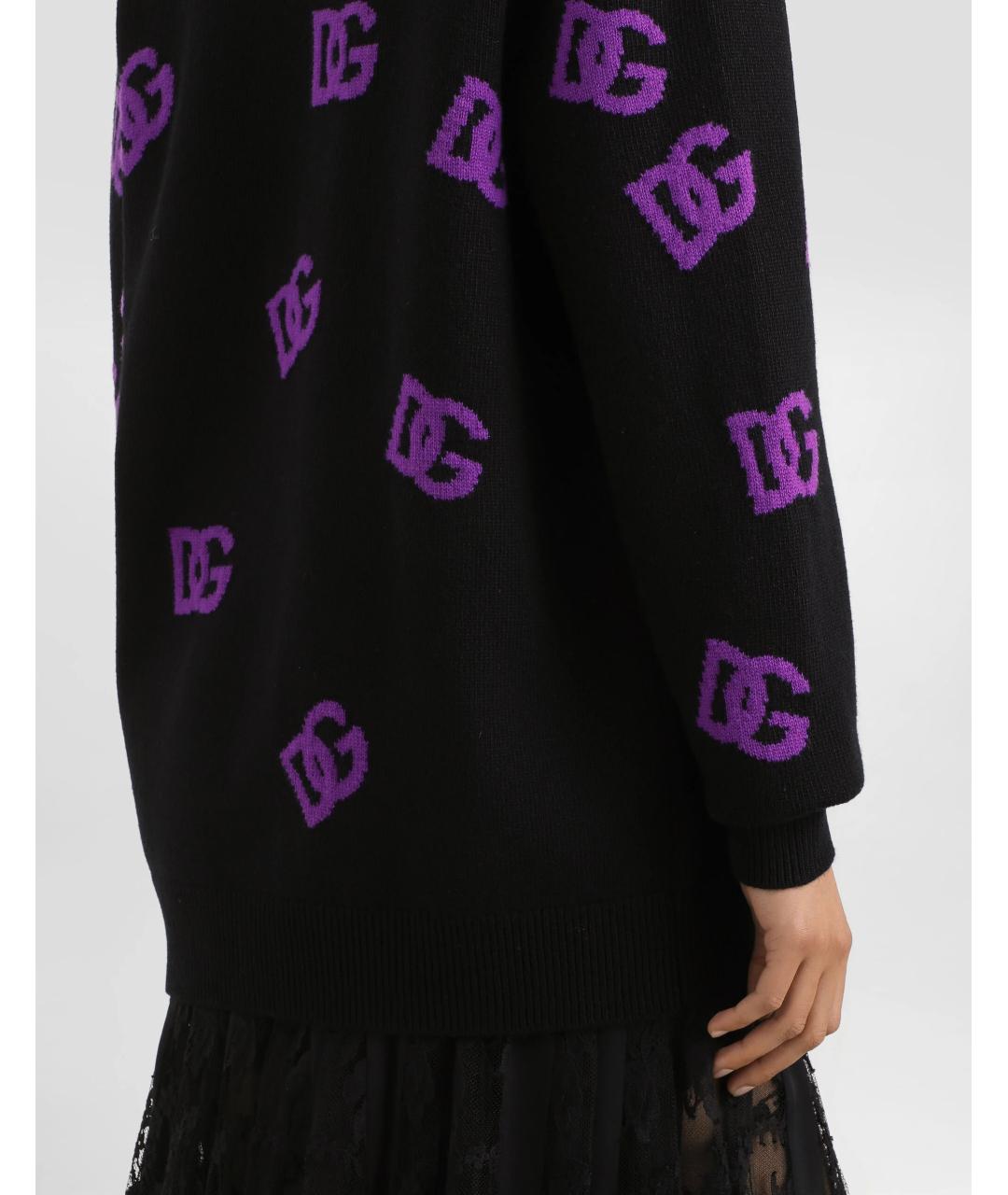 DOLCE&GABBANA Черный шерстяной кардиган, фото 5