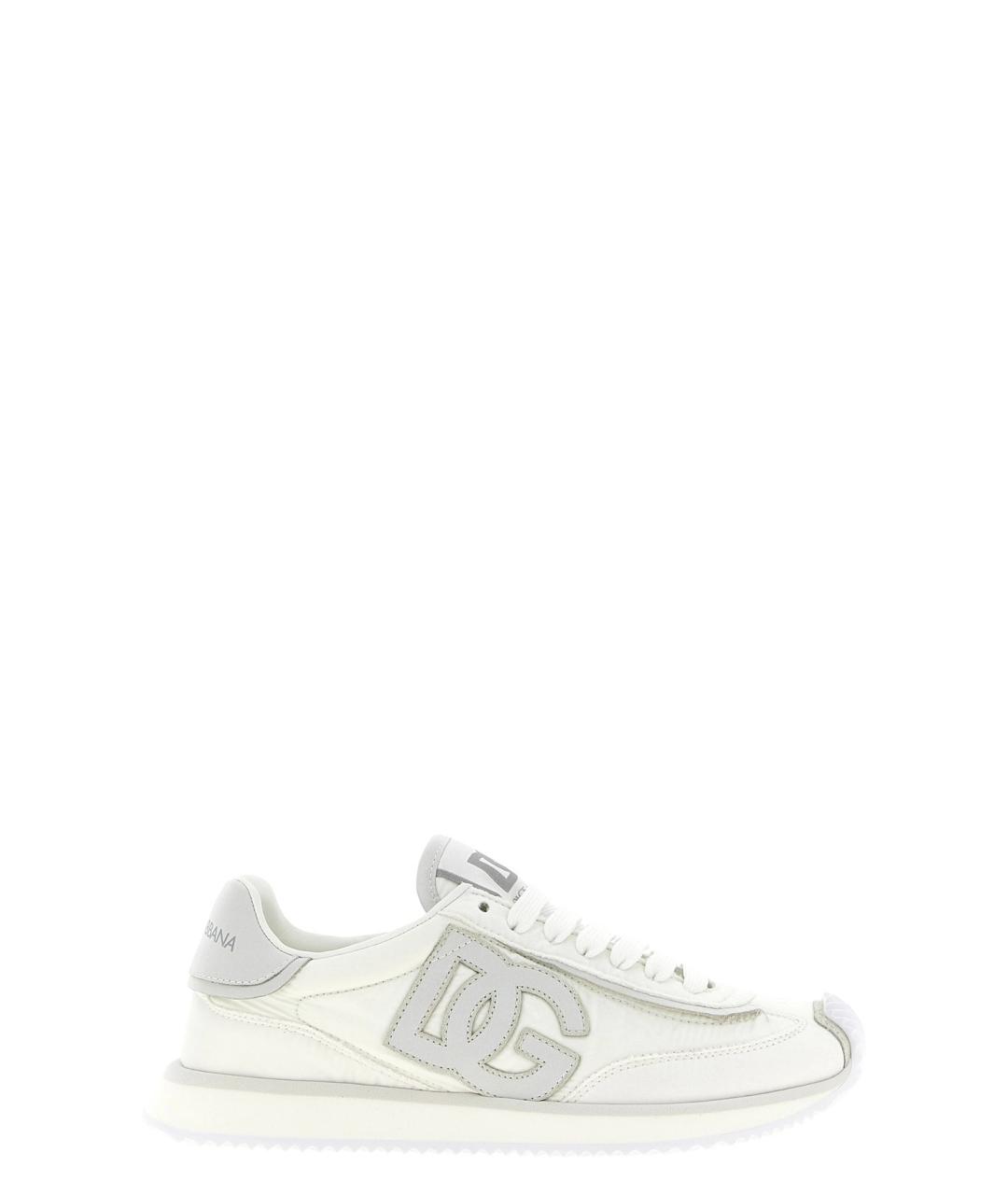 DOLCE&GABBANA Белые синтетические кроссовки, фото 1