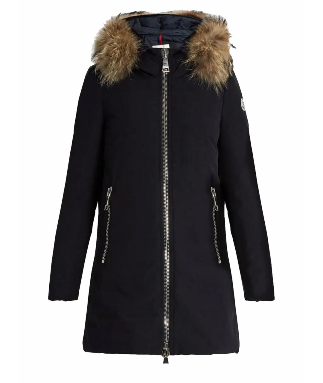 MONCLER Темно-синяя парка, фото 1